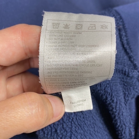 Vintage Nike Blue Crewneck Side Swoosh Crewneck Sweatshirt Grunge 90s Large - Picture 5 of 7